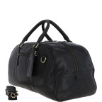 Шкіряна дорожня сумка Ashwood Leather M58 Black - Фотографія № 101