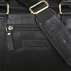 Шкіряна дорожня сумка Ashwood Leather M58 Black - Фотографія № 105