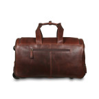 Шкіряна дорожня сумка-валіза на колесах Ashwood Leather 8146 Brown - Фотографія № 102
