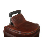 Шкіряна дорожня сумка-валіза на колесах Ashwood Leather 8146 Brown - Фотографія № 103