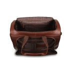 Шкіряна дорожня сумка-валіза на колесах Ashwood Leather 8146 Brown - Фотографія № 104