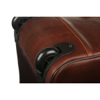 Шкіряна дорожня сумка-валіза на колесах Ashwood Leather 8146 Brown - Фотографія № 105