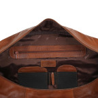 Шкіряна дорожня сумка коричневого кольору Ashwood Leather M-58 Tan - Фотографія № 105