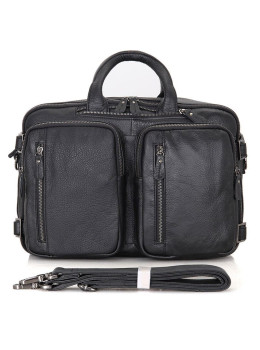 Мужская кожаная сумка-трансформе, 3 в 1 JASPER-MAINE JD7014A