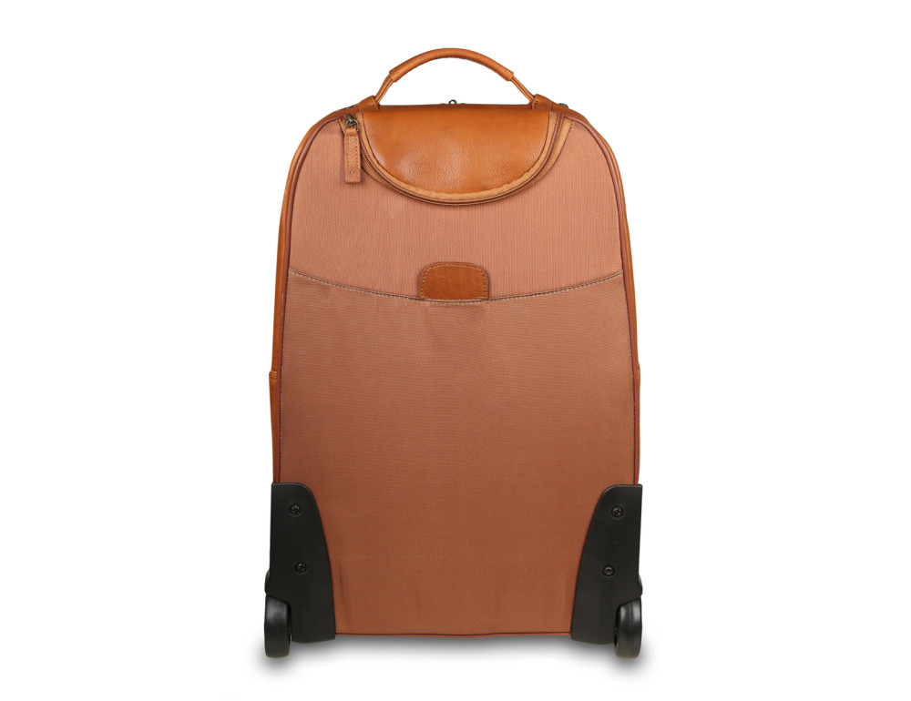 Шкіряна валіза на колесах Ashwood Leather 8148 Tan - Фотографія № 3