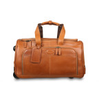 Шкіряна валіза на колесах коньячного кольору Ashwood Leather 8146 TAN - Фотографія № 100