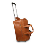 Шкіряна валіза на колесах коньячного кольору Ashwood Leather 8146 TAN - Фотографія № 101