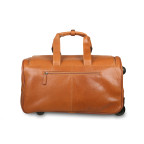 Шкіряна валіза на колесах коньячного кольору Ashwood Leather 8146 TAN - Фотографія № 102