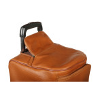 Шкіряна валіза на колесах коньячного кольору Ashwood Leather 8146 TAN - Фотографія № 103