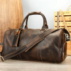 Мужская дорожная сумка Bexhill LX1001 Brown из натуральной кожи Crazy Horse - Фото № 100
