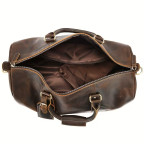Мужская дорожная сумка Bexhill LX1001 Brown из натуральной кожи Crazy Horse - Фото № 103