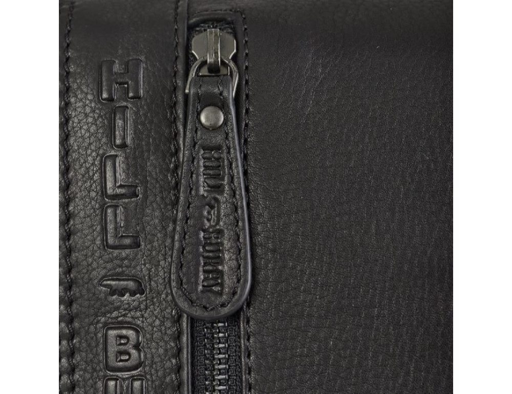 Чоловіча сумка через плече (крос-боді) Hill Burry HB6154RA чорна - Фотографія № 5