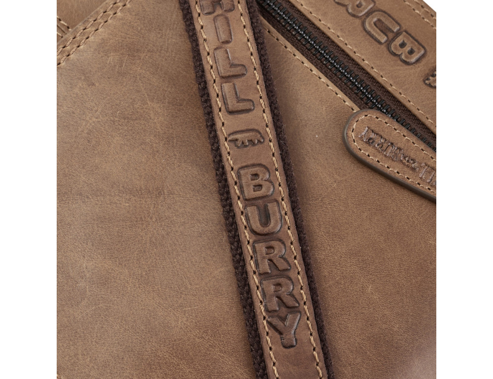 Чоловіча сумка через плече (крос-боді) Hill Burry HB6154RB рижа - Фотографія № 5