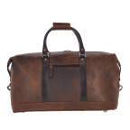 Большкя дорожная сумка из винтажной кожи Ashwood Marcus Holdall Brown - Фото № 104