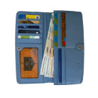 Тонкий женский кошелёк из натуральной кожи Tony Perotti Contatto 2701Z+RFID baby - Фото № 103
