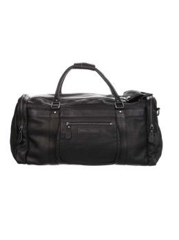 Дорожная сумка из натуральной кожи с боковыми карманами Hill Burry HB3307S
