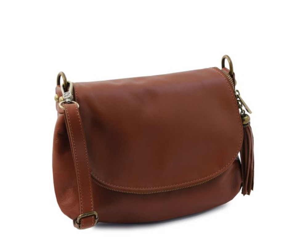 Італійська сумочка через плече Tuscany Leather TL141223 Cinnamon - Фотографія № 2