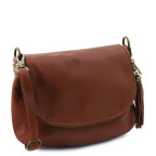 Італійська сумочка через плече Tuscany Leather TL141223 Cinnamon - Фотографія № 101