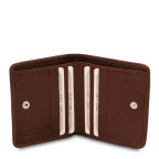 Італійський шкіряний гаманець із гладкої шкіри Tuscany Leather TL142059 Dark Brown - Фотографія № 102 Італійський шкіряний гаманець із гладкої шкіри Tuscany Leather TL142059 Dark Brown - Фотографія № 102