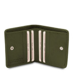 Італійський жіночий гаманець маленького розміру Tuscany Leather TL142059 Green - Фотографія № 102 Італійський жіночий гаманець маленького розміру Tuscany Leather TL142059 Green - Фотографія № 102