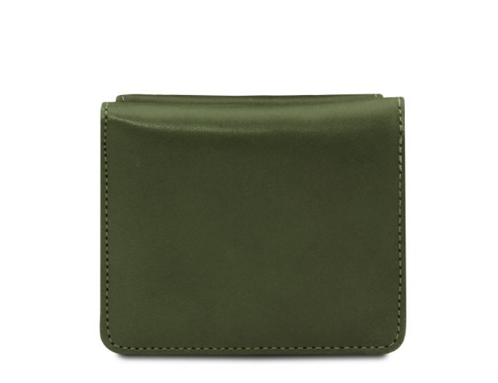 Італійський жіночий гаманець маленького розміру Tuscany Leather TL142059 Green - Фотографія № 5