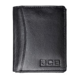 Чоловік вертикальний гаманець зі шкіри JCB JCBNC54 BLK