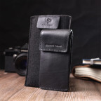 Ключниця футляр із натуральної шкіри GRANDE PELLE 400610 Чорний - Фотографія № 112