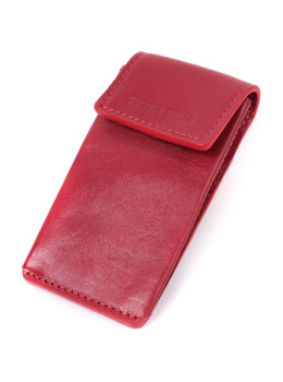 Ключница женская кожаная Grande Pelle leather 400660 красная