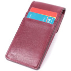 Ключниця жіноча шкіряна Grande Pelle leather 400661 Бордова - Фотографія № 104