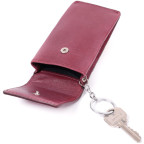 Ключниця жіноча шкіряна Grande Pelle leather 400661 Бордова - Фотографія № 108