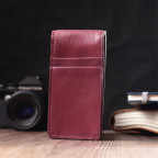 Ключниця жіноча шкіряна Grande Pelle leather 400661 Бордова - Фотографія № 110