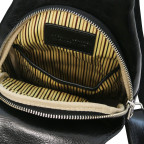 Шкіряна сумка слінг нагрудна кроссовер crossover bag Tuscany TL142195 (Чорний) - Фотографія № 104