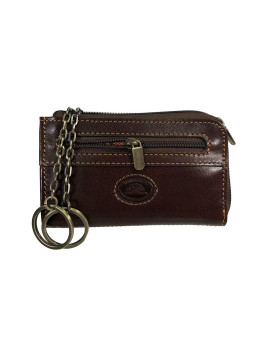 Коричневая большая ключница из кожи быка Tony Perotti Italico 1941L moro