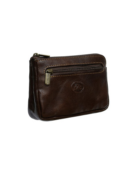 Коричневая ключница из кожи быка Tony Perotti Italico 1940 moro