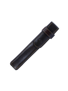 Коричневый кожаный футляр для ручек TONY PEROTTI Italico 2572 moro