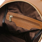 Коричневий шкіряний жіночий рюкзак Tuscany Leather TL142052 COGNAC - Фотографія № 104