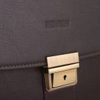 Коричневий чоловічий шкіряний портфель Newery N1587GC - Фотографія № 110