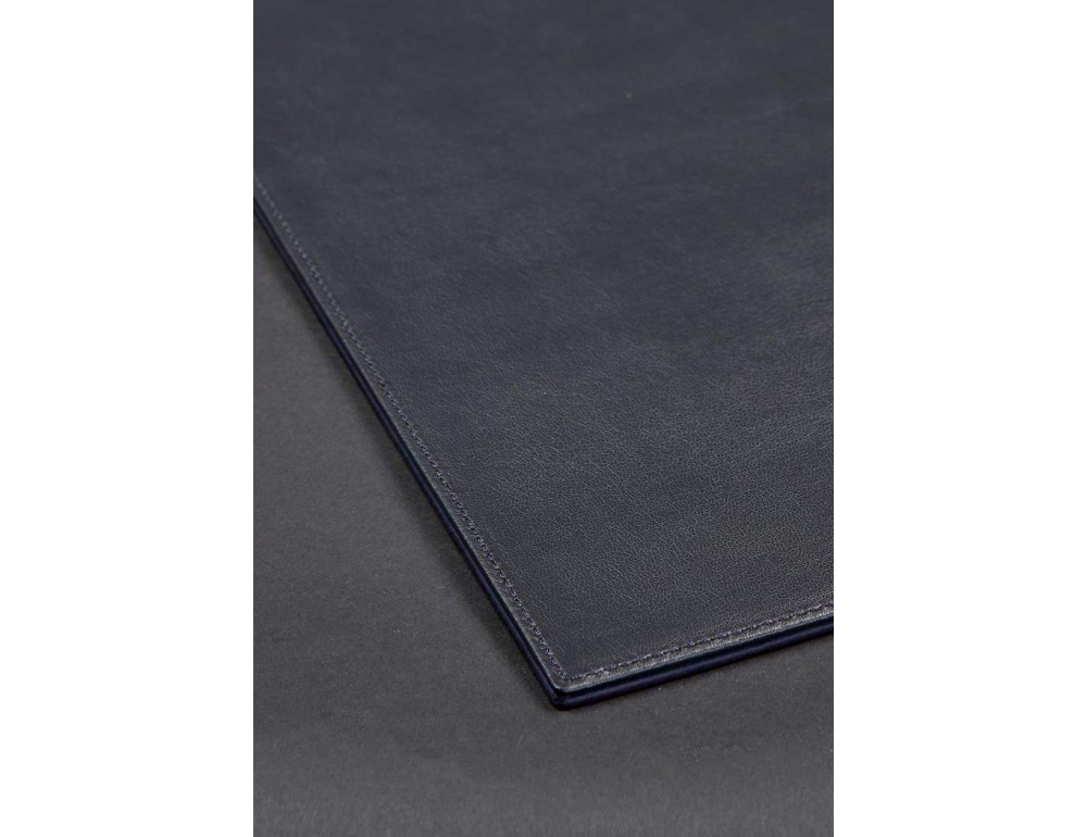 Шкіряний бювар Blancnote BN-BV-1-navy-blue - Фотографія № 4