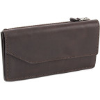Шкіряний портмоне коричневого кольору зі шкіри NAPPA Grande Pelle 514620 - Фотографія № 100
