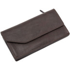Шкіряний портмоне коричневого кольору зі шкіри NAPPA Grande Pelle 514620 - Фотографія № 102