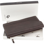 Шкіряний портмоне коричневого кольору зі шкіри NAPPA Grande Pelle 514620 - Фотографія № 107