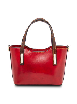Червона сумка жіноча з натуральної шкіри Amelia Tuscany Leather TL142406 Red