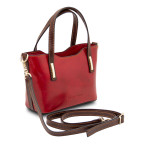 Червона сумка жіноча з натуральної шкіри Amelia Tuscany Leather TL142406 Red - Фотографія № 101