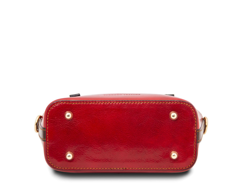 Червона сумка жіноча з натуральної шкіри Amelia Tuscany Leather TL142406 Red - Фотографія № 4