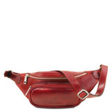 Червона шкіряна сумка на пояс Tuscany Leather TL141797 Red