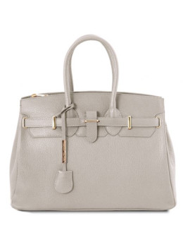 Кожаная женская сумка Tuscany Leather TL141529 LIGHT GREY