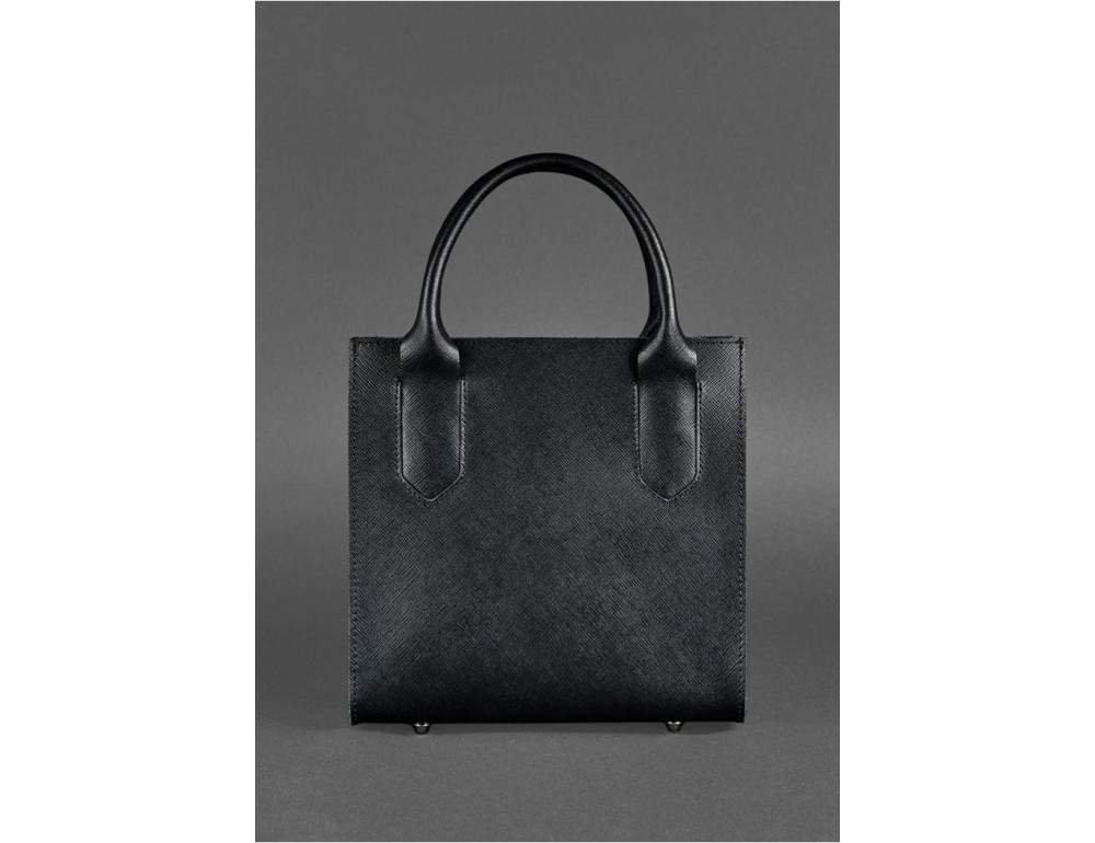Шкіряна жіноча сумка-кроссбоді чорна Blackwood BN-BAG-28-bw - Фотографія № 7