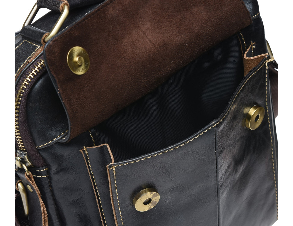 Чоловіча месенджер Tiding Bag M38-5029DB темно-коричневий - Фотографія № 3