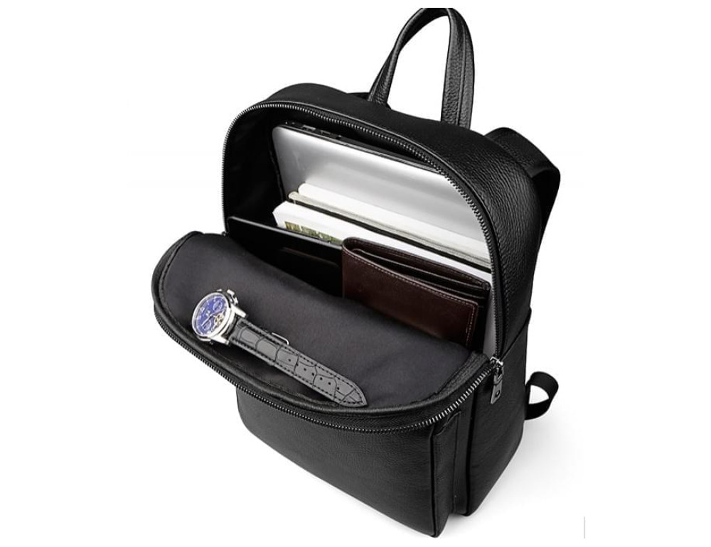 Чоловічий шкіряний рюкзак TIDING BAG M7039A - Фотографія № 7