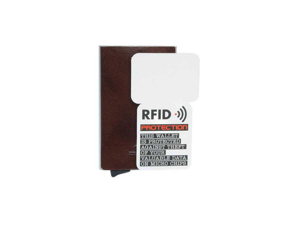 Кожаный картхолдер Tony Perotti Nevada 3771 moro c системой RFID - Фото № 2